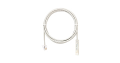 NIKOMAX NMC-PC1UC02T-010-C-GY Коммутационный шнур NIKOMAX U/UTP 1 пара, Кат.3 (Класс C), 16МГц, 110-