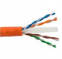 Datarex DR-141004 Кабель категории 6, 4 пары U/UTP, 23AWG, LSZH нг(А)-HF, оранжевый, катушка 500 м