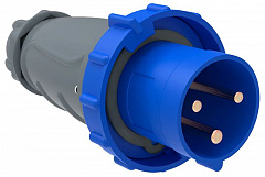 IEK PSN01-063-3 MAGNUM Вилка перенос. ССИ-033 63А-6ч 220В 2P+PE IP67