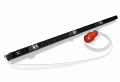 Hyperline SHE-18IEC-6BIEC-3V-3PVR Блок розеток трехфазный вертикальный, 3 блока по 6хС13 + 2хС19