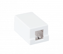 Корпуса розеток NETLAN EC-UWO-1KJ-WT-10
