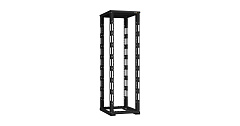 TLK TRD-426080-R-BK Монтажная стойка двухрамная с разборной рамой 19
