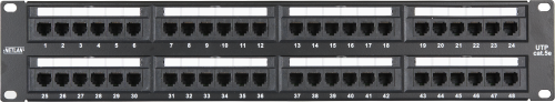 Патч-панели NETLAN EC-URP-48-UD2