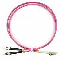 Патч-корды оптические Cabeus FOP-50-OM4-LC-ST-1m