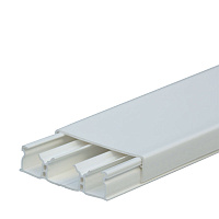 LEGRAND 030026 Мини-плинтус трехсекционный 60х16мм (ШхВ) с перегородками, с охватывающей крышкой, дл