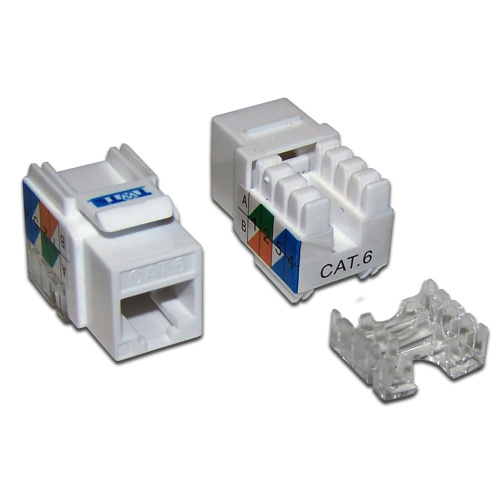 Модули Keystone Jack TWT TWT-OK45UTP/6-WH