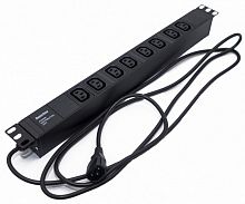 Блоки силовых розеток Hyperline SHE19-8IEC-2.5IEC