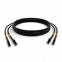 Hyperline FC-D2-62-LC/PR-LC/PR-H-20M-LSZH-BK Патч-корд волоконно-оптический MM 62.5/125, LC-LC