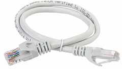 ITK PC01-C6U-5M Коммутационный шнур (патч-корд), кат.6 UTP, 5м, серый