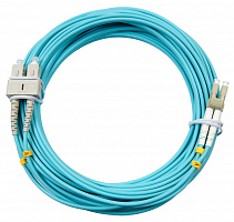 Cabeus FOP-50-LC-SC-25m Шнур оптический duplex LC-SC 50/125 mm OM3 25м LSZH