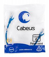 Патч-корды Cabeus PC-UTP-RJ45-Cat.6-0.3m-BL