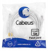 Патч-корды Cabeus PC-UTP-RJ45-Cat.5e-5m-WH