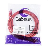 Патч-корды Cabeus PC-UTP-RJ45-Cat.6-2m-RD-LSZH