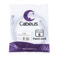 Патч-корды Cabeus PC-UTP-RJ45-Cat.6-1.5m-WH-LSZH