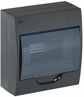 IEK MKP12-N-08-41-K02 Корпус пластиковый ЩРН-П-8 IP41 черный KREPTA 3