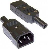 Кабельные вилки и розетки LANMASTER LAN-IEC-320-C14