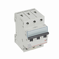 LEGRAND 404000 Автоматический выключатель TX3 6000, 6 кА, тип характеристики B, 3П, 400 В~, 16 А