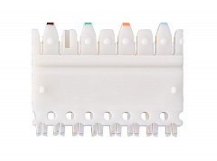 NETLAN EC-110C4-100 Коннектор 110 типа, Кат.5e (Класс D), (Класс D), 100МГц, 4 пары, белый, уп-ка 10