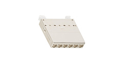 NIKOMAX NMC-CJ06SA2-1S-MT Кассетный модуль-вставка, для панели серии CJ, 1 слот, 6 портов, Кат.6a (К