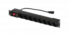 Блоки силовых розеток TLK TLK-RS08P2-BK