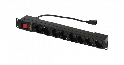 Блоки силовых розеток TLK TLK-RS08P2-BK