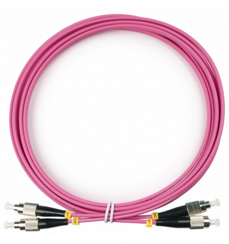 Патч-корды оптические Cabeus FOP-50-OM4-FC-FC-3m