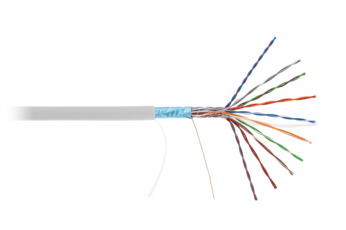 Кабель витая пара NETLAN EC-UF010-5-PVC-GY-3