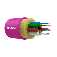 NTSS-FO-D-IN-504-8-LSZH Оптический кабель распределительный, OM4, 50/125, 8 волокон, LSZH, маджента