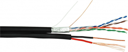 Гибридный кабель NETLAN EC-UF004-5E-PC075-PE-BK