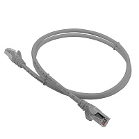 LANMASTER LAN-PC45/S5E-15-GY Патч-корд LSZH FTP кат.5e, 15 м, серый