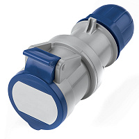 ДКС DIS3131643 Розетка кабельная IP44 16A 2P+E 230V