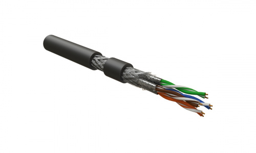 Промышленный кабель Hyperline ISFTP4-C6A-P23/7-SHF2-BK