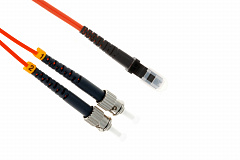 Hyperline FC-D2-62-MTRJM/PR-ST/PR-H-3M-LSZH-OR Патч-корд волоконно-оптический (шнур) MM 62.5/125