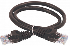 ITK PC09-C5EU-5M Коммутационный шнур (патч-корд), кат.5Е UTP, 5м, черный