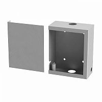 SUPRLAN АП-200-В Шкаф антивандальный пенального типа, 5U 200x100 мм, серый