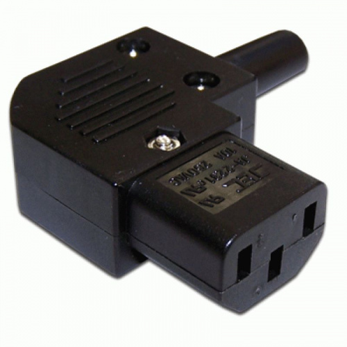 Кабельные вилки и розетки LANMASTER LAN-IEC-320-C13/90
