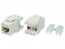 Модули Keystone Jack Hyperline KJ8-8P8C-C5e-180-WH