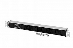 Rem R-10-10C13-FI-440-Z Блок розеток Rem-10 без шнура с фильтром и индикатором, 10 IEC 60320 C13