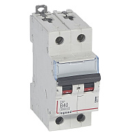 LEGRAND 407513 Авт.выкл.DX3 2П B40A 6000/10kA