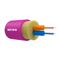 NTSS-FO-D-IN-504-2-LSZH Оптический кабель распределительный, OM4, 50/125, 2 волокна, LSZH, маджента