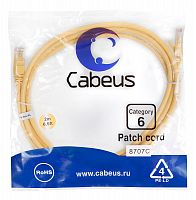 Патч-корды Cabeus PC-UTP-RJ45-Cat.6-2m-YL