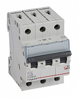 LEGRAND 404053 Автоматический выключатель TX3 6000, 6 кА, тип характеристики C, 3П, 400 В~, 6 А