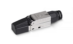 Cabeus 8P8C-SH-C7-TWP-F Коннектор с фиксатором кабеля и колпачком RJ-45(8P8C) под витую пару, катего
