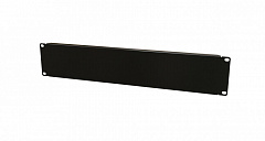 Hyperline BPV-2-RAL9005 Фальшпанель на 2U, цвет черный (RAL 9005)