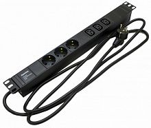Блоки силовых розеток Hyperline SHE19-3SH-3IEC-2.5EU