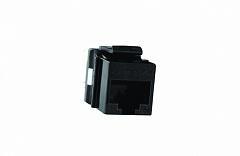 Eurolan 16B-U5-03BL Розеточный модуль Keystone категории 5e, UTP, 1xRJ45, 180 градусов, T568A/B, мак