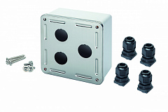 Eurolan 12B-03-67WT Industrial Настенная коробка, 3-портовая