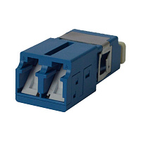 LANMASTER LAN-2LCS/SH-AM-SM Адаптер оптический LC SM, со шторкой, корпус SC, дуплексный