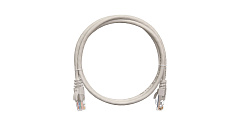 NETLAN EC-PC4UD55B-100-GY-10 Коммутационный шнур U/UTP 4 пары, Кат.5е PVC нг(B), серый, 10м, (10шт)