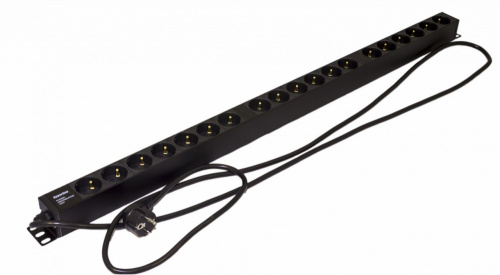 Блоки силовых розеток Hyperline SHE-19SH-2.5EU